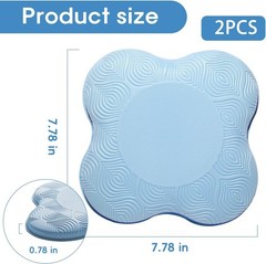 2 Pack Yoga Knee Pads Mat Set – Extra Thick Foam Kneeling Pad Cushion for Knees,