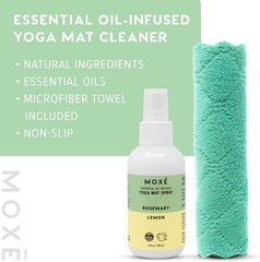 Yoga Mat Spring Green Natural Cleaner 4oz Eco-Friendly Non-Toxic Safe