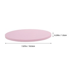 6Pcs Durable Tpe Fitness Yoga Knee and Elbow Pads Pink Round Exercise Mat