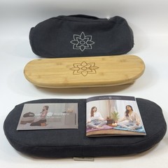 Meditation Kneeling Bench w/ Foldable Legs & Removable Cushion + Travel Bag