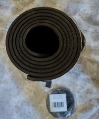 Athleta Eco Friendly Yoga Mat Workout Set: Gliding Discs & Band Black Latex Free