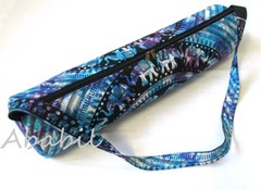 Elephant Mandala Tie Dye Yoga Bag Gym Mat Carrier Bags With Shoulder Strap Throw