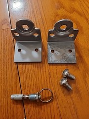 Malibu Pilates Pro Chair FOOT BOARD PIN AND BRACKETS SCREWS Replacement Parts