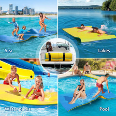 CTSC Lily Pad Floating Mat – Floating Water Mat – 9 X 4 Ft Floating Mat for Lake