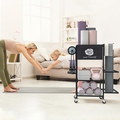 Yoga Mat Storage Rack Home Gym Storage Rack Gym Workout Equipment Storage