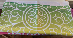NEW Yoga Towel Mat-24″ x 68″ Multi Color Lotus Fitted Corners Sweat Absorbent