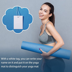 10 Pack Yoga Mats Bulk, 68″ x 24″ x 4mm Thick for Kids and Blue