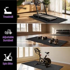 36″ x 78″ Tear-Resistant Workout Mat – Waterproof & Easy to Clean for Fitness