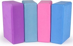 Lightweight High-Density Yoga Blocks 9”x6”x3” – Boost Strength & Flexibility