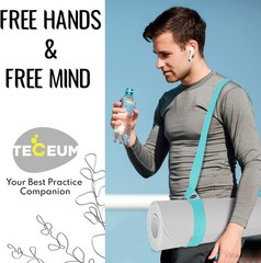 Yoga Mat Strap – Extra Soft & Thick Cotton Carrier for All Mats | Adjustable …