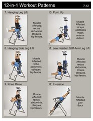 Innova ITP1000 12-in-1 Inversion Table with Power Tower Workout Station