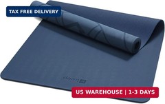 KEEP Extra Wide & Long Yoga Mat for Men, 79″x39″x7mm Thick, Non-Slip TPE Exercis