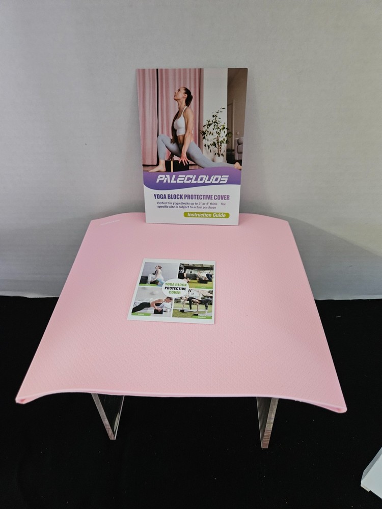 Paleclouds Yoga Block Protective Cover Perfect for 3 in, Blocks Pink New