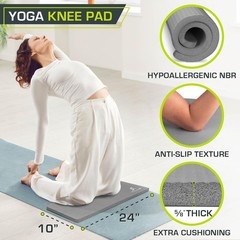 Extra Thick Yoga Knee Pad and Elbow Cushion 15mm (5/8”)