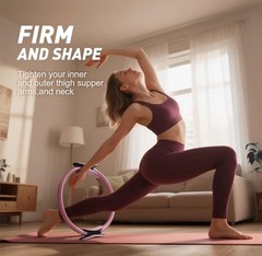 Pilates Ring & Resistance Band S/ Yoga Kit Exercise Ball Grip Socks-home workout