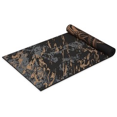 Yoga Mat Premium 6mm Print Reversible Extra Thick Non Slip Exercise & Fitness
