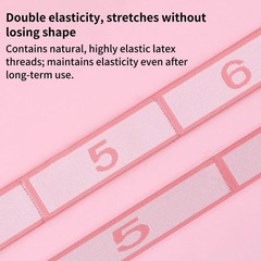 Stretch Band Strap Number Elastic Stretching Strap Exercise Bands Yoga Equipment