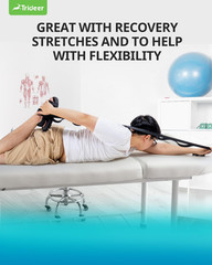 Trideer Stretching Strap Yoga Strap Physical Therapy for Home Workout, Exercise,