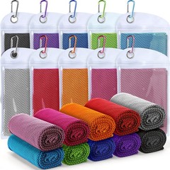 Honoson 20 Packs Cooling Towel 40 X 12 Ice Towel For Neck And Face Microfiber