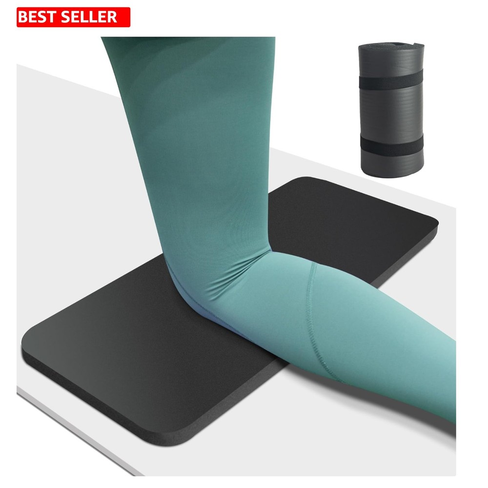 Lightweight Yoga Knee Cushion – 0.8in Thick Mini Mat for Home Gym Workouts