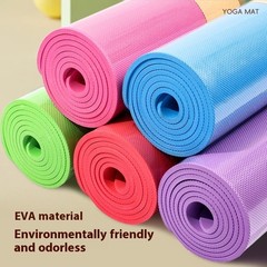 Eva Yoga Mat Monochrome Camouflage Embossed 6-10mm Fitness Sports Anti-slip