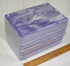 New Sealed FitOn 2-Pack Yoga Prop, High Density Foam Blocks, Marbled Purple NIP