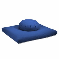 Dharma Crafts Studio Zafu Zabuton Set + Hi-Zafu Buckwheat Meditation Pillow Yoga