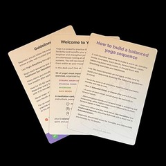 WorkoutLabs Yoga Cards Beginner & Intermediate Study Practice Visual Guide