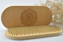 Sadhu Board “Mandala” Yellow Galvanized Nails 10 mm/0.4 inch