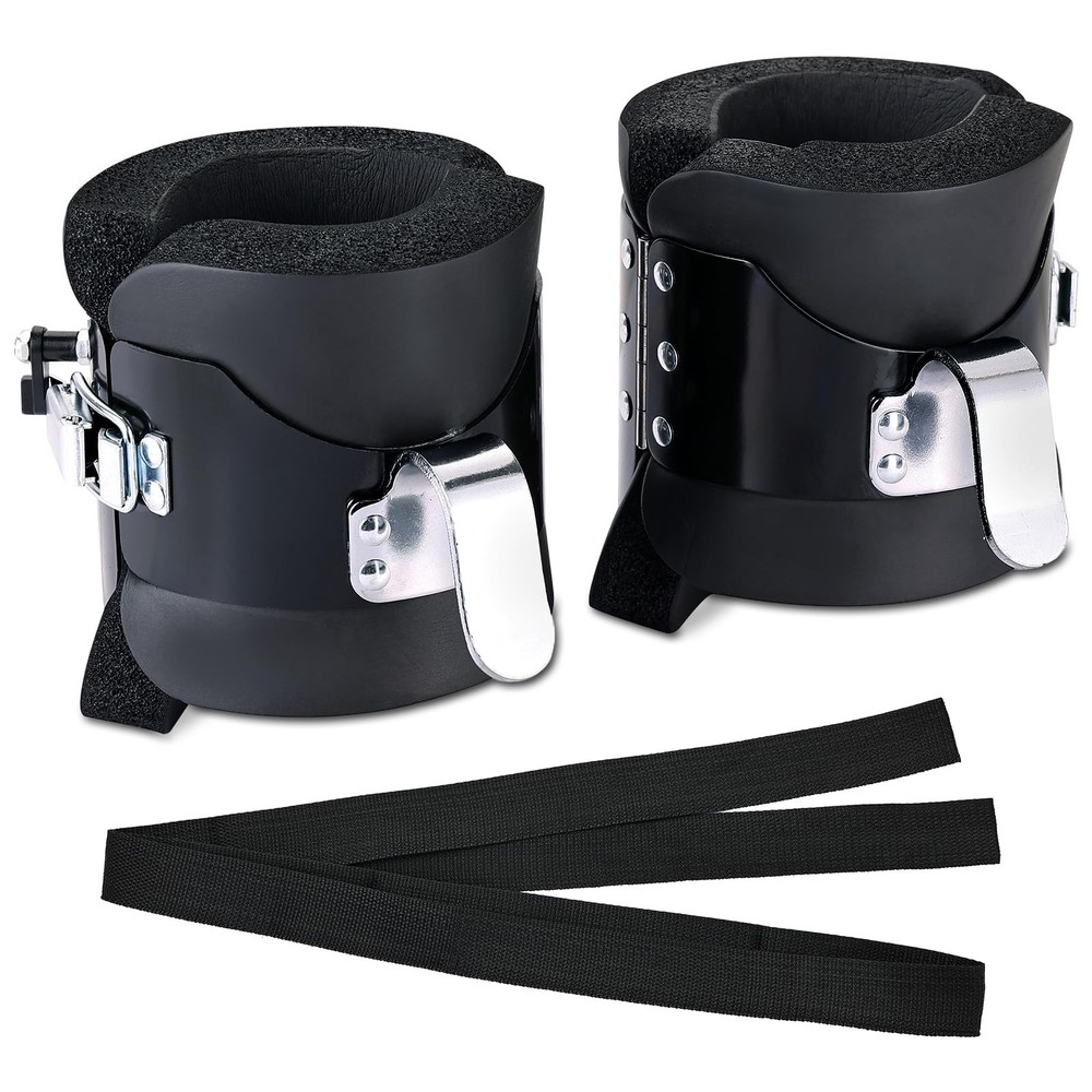 NYXOVA Gravity Inversion Boots with 2 Hooks – Anti-Gravity Hanging Foot Suppo…