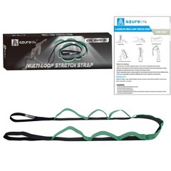Half-Elastic Stretch Straps with 11 Loops, Stretching Strap for Physical Ther…