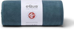 Manduka Equa Hot Yoga Mat Towel – Instant Moisture Activated Grip Ultra Soft Mic