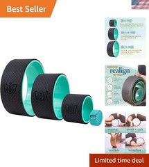 Yoga Wheel 3-Pack – Enhance Flexibility & Alleviate Back Pain, 10″ Diameter