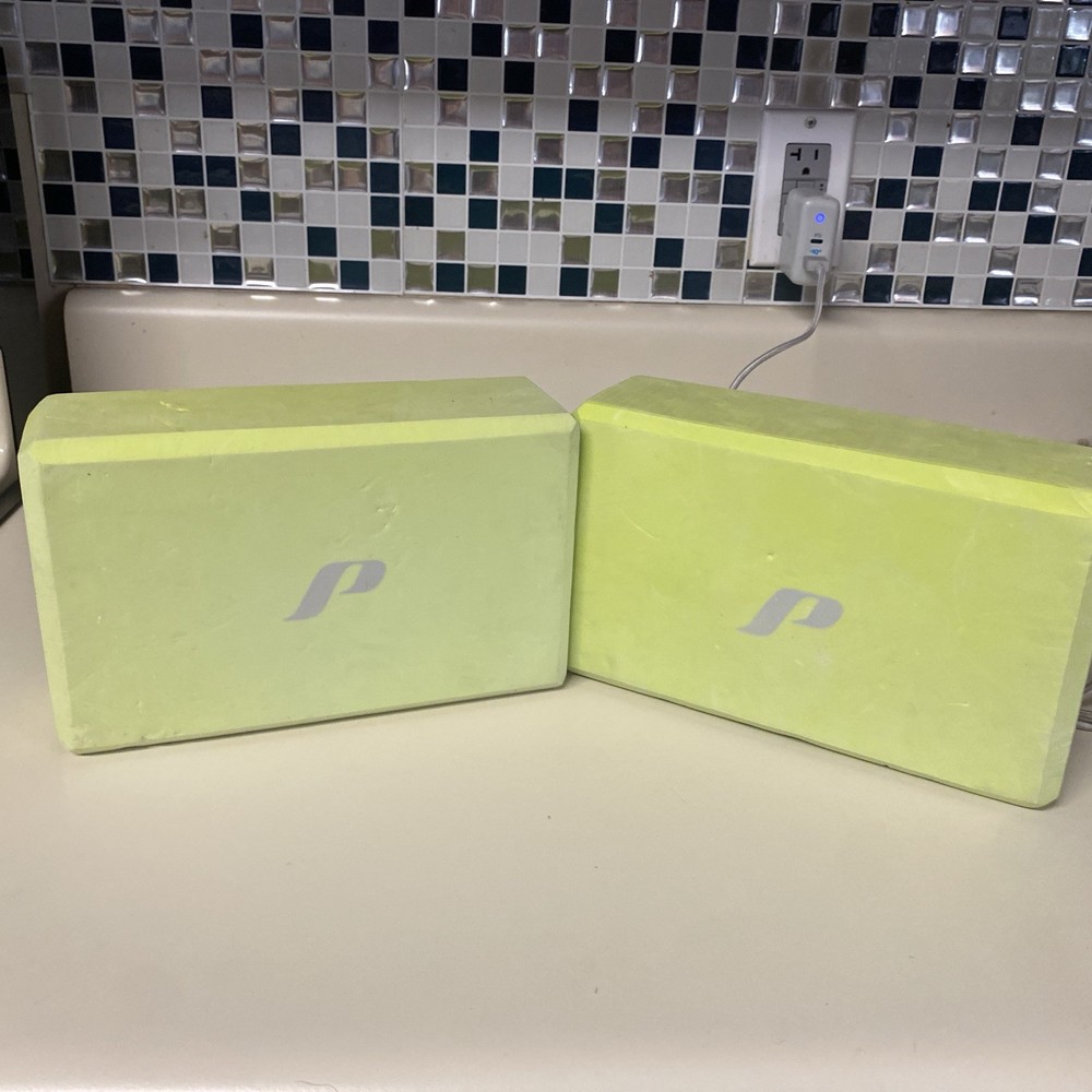 Proform Yoga Block Lightweight Stability Balance Alignment X2 Green