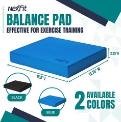 High-Density Balance Pad – Durable TPE Foam Balance Pad Physical Therapy, Foam