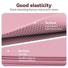 Foldable Yoga Mat Thick Non-Slip Exercise Mat – Packable Travel Fitness Mat w…