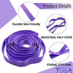 Stretching Strap Yoga Strap with Loops, Stretch Straps for Physical Therapy, …