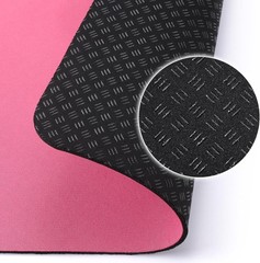 Non-Slip Mat for Exercise Equipment – Easily Cleanable & Stylish Pink