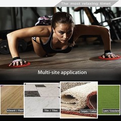 Ab Workout Sliders Core Gliders for Yoga Pilates Fitness Training, Red