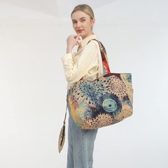 OPQRSTU Women Hippie Tote Hand Bag Large Capacity Bohemian Bag Portable Touri…