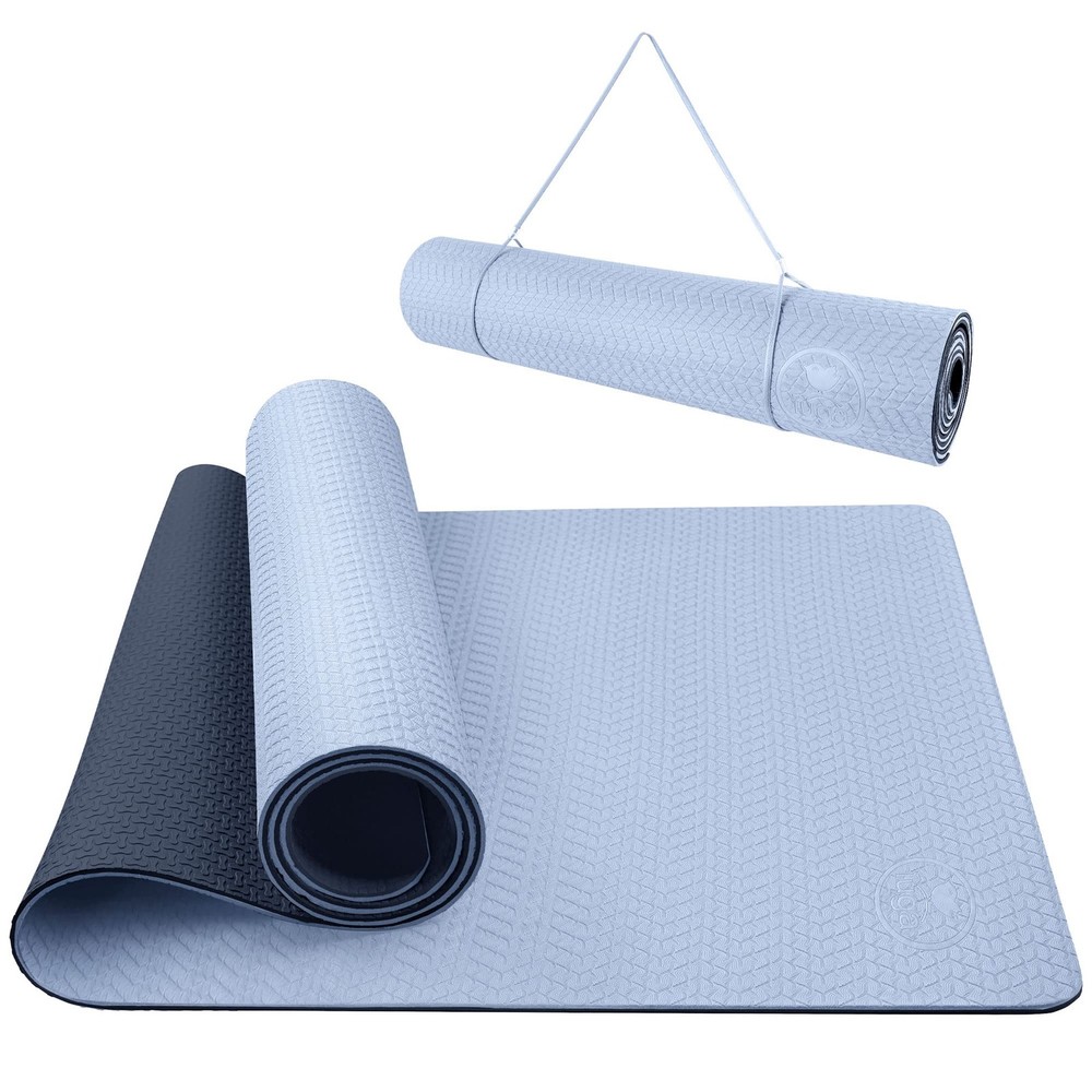 Yoga Mat Thick Non Slip Anti-tear Pilates Mat Eco Friendly Hot Yoga Mats for …