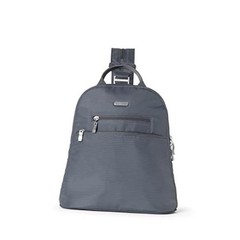 Essential Mini Backpack Purse for Women – Built-in RFID Card Charcoal Gray