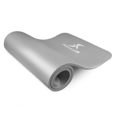 ProsourceFit Extra Thick Yoga and Pilates Mat ½” (13mm), 71-inch 1/2″, Grey