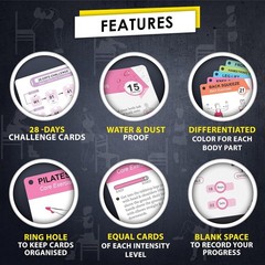 Easy-to-Follow Waterproof Seated Exercise Cards – Ideal for Beginners & Seniors