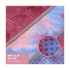 Eunzel Yoga Towel,Hot Yoga Mat Towel with Grip Dots Sweat Absor… FAST USA SHIP