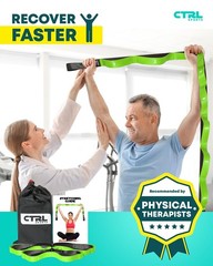 Stretching Strap with Loops Non Elastic Stretch Band for Physical Therapy, Y…