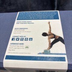 Gaiam Tri Color Yoga Block Lightweight Stability Balance Alignment 9″x6″x4″