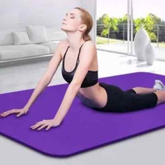 Thick Gym Exercise Mat Yoga Mat Pilates Workout Pad Non Slip Home Class Fitness