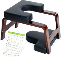 Yoga Headstand Bench, Stand Yoga Chair for Balance Training, Core Strength Build