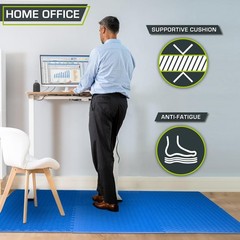 CONVERT YOUR SPACE WITH DURABLE EVA INTERLOCKING PUZZLE EXERCISE MAT